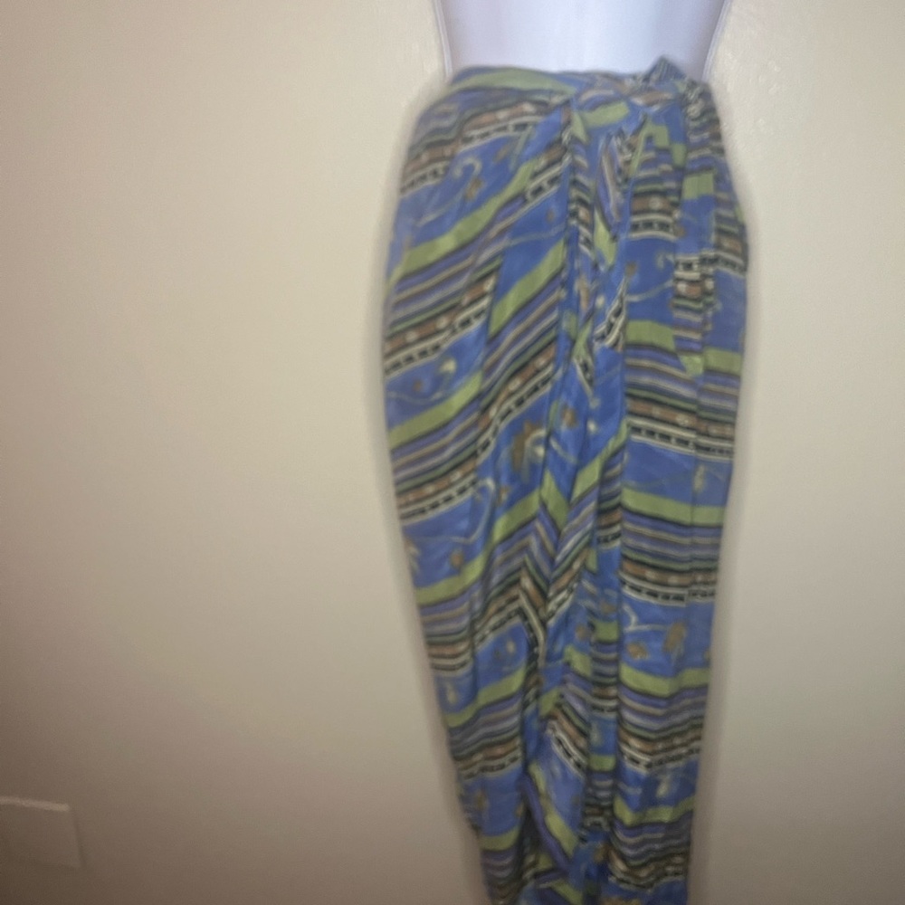 100% silk Baldachin Collection Silk Wrap Skirt